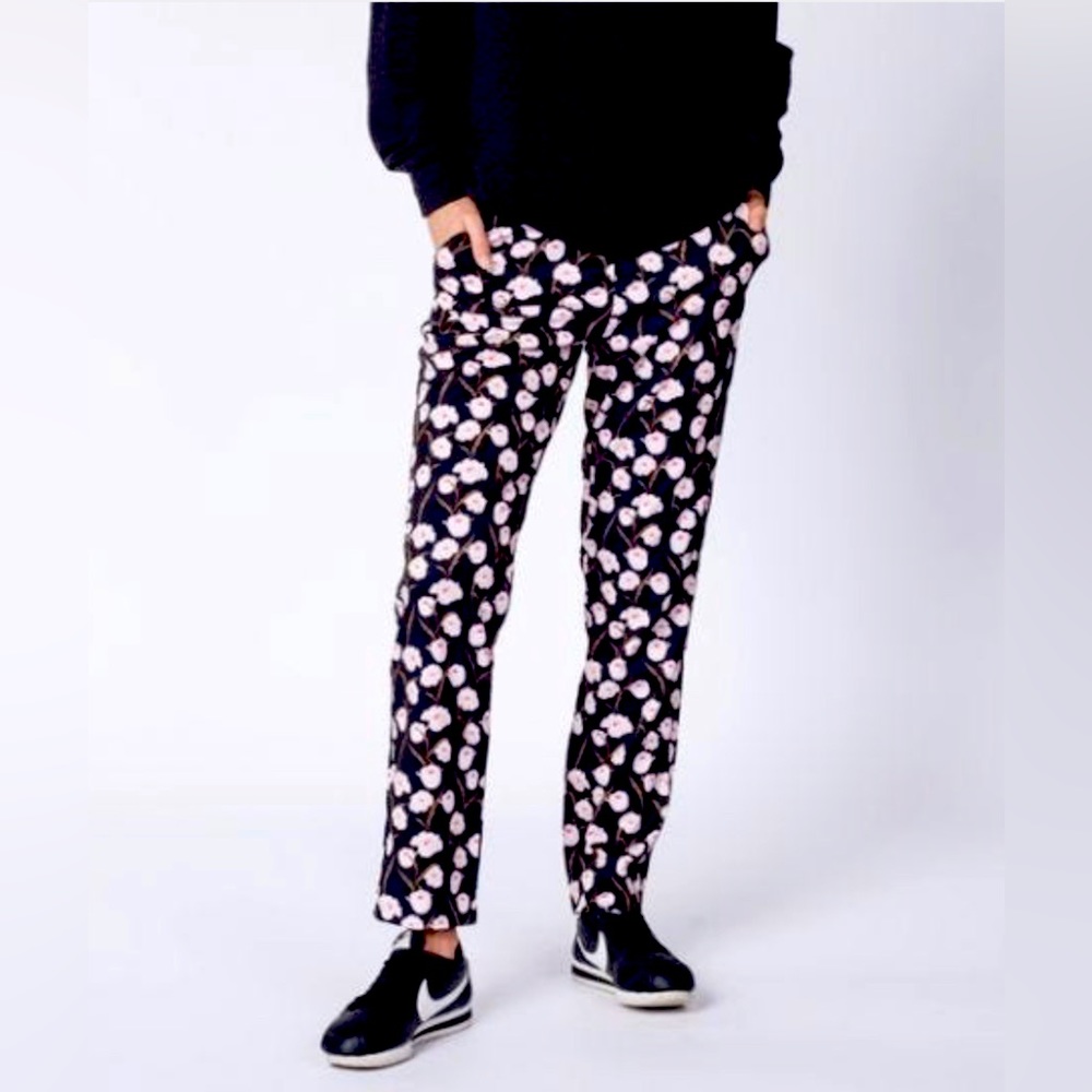 WildFang Empower Trouser Size 18 Floral Blooms Pattern Ankle Length Pants